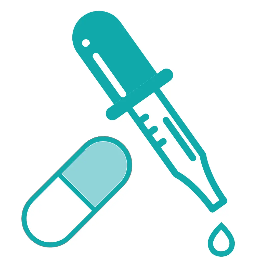 Icon - Dropper Pipette and Capsule
