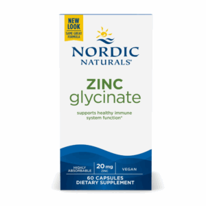 Nordic Naturals  Zinc Glyicinate 20mg